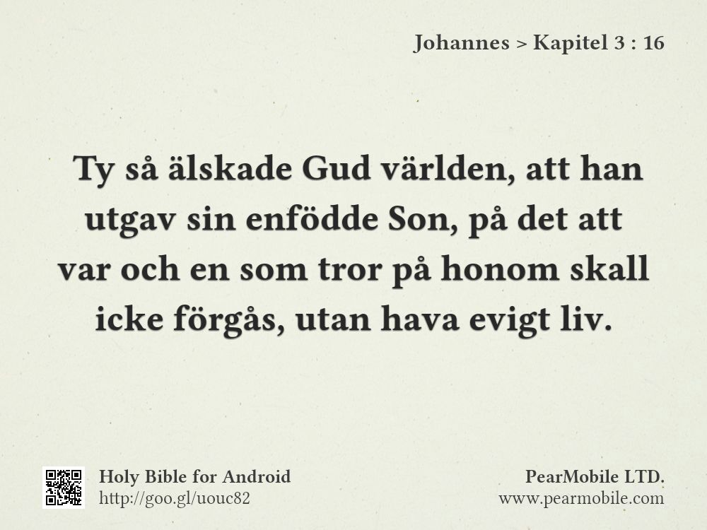 Johannes, Kapitel 3:16